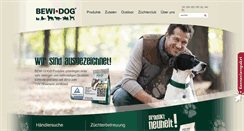 Desktop Screenshot of bewi-dog.de