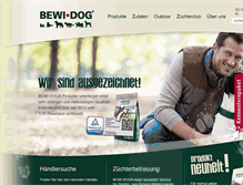 Tablet Screenshot of bewi-dog.de